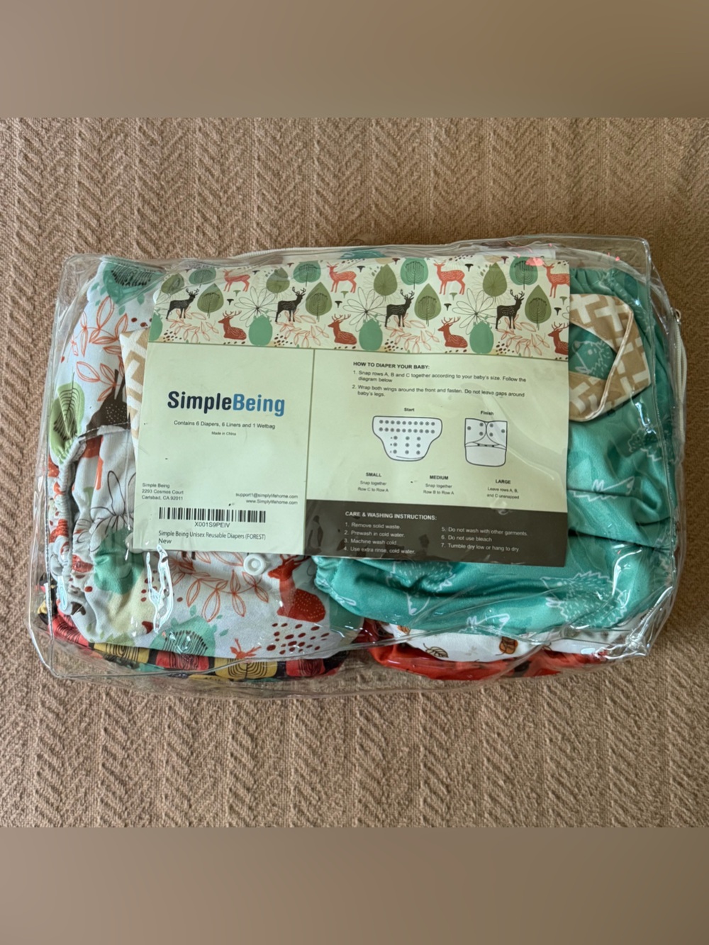 NWOT SimpleBeing Cloth Diapers